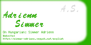 adrienn simmer business card